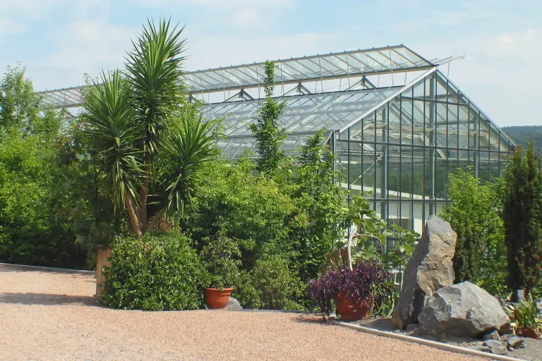 großes Gewächshaus